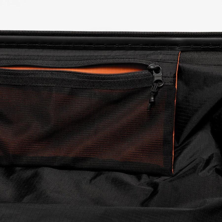 Organised interior with mesh pocket
