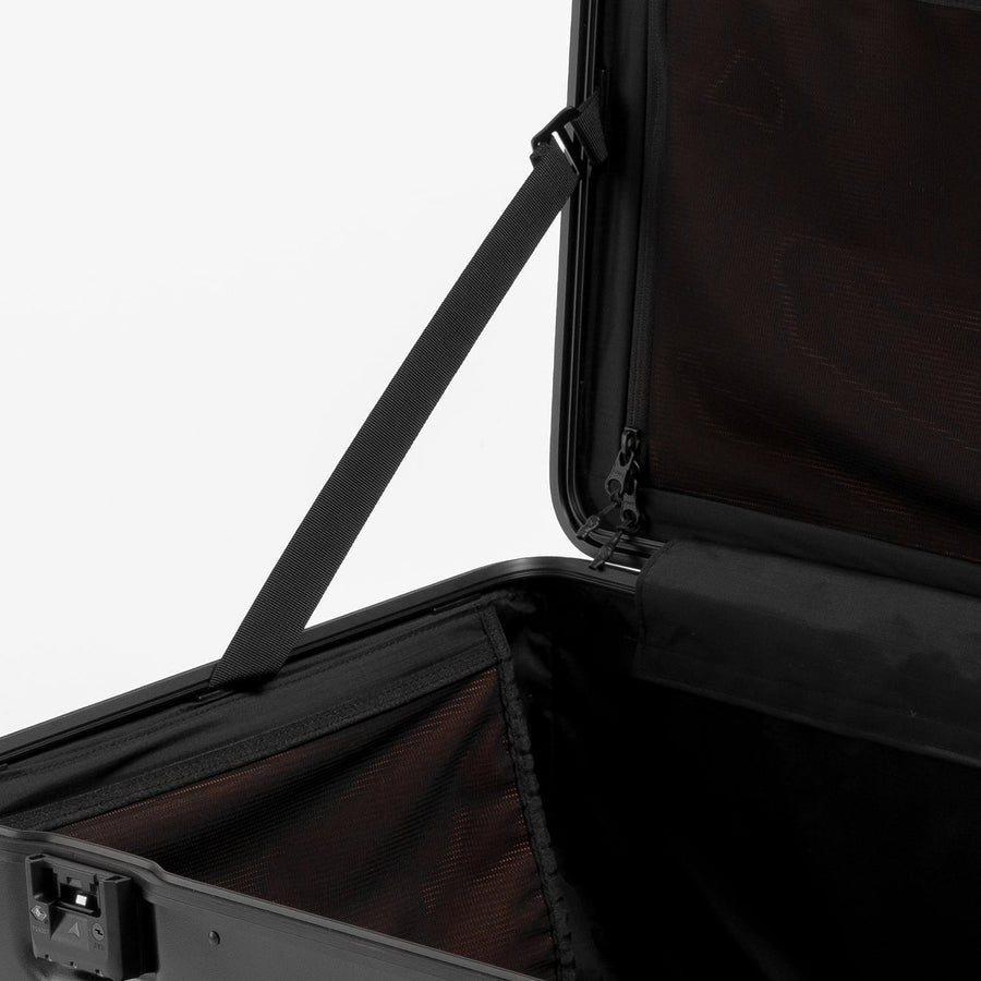 Lid support straps
