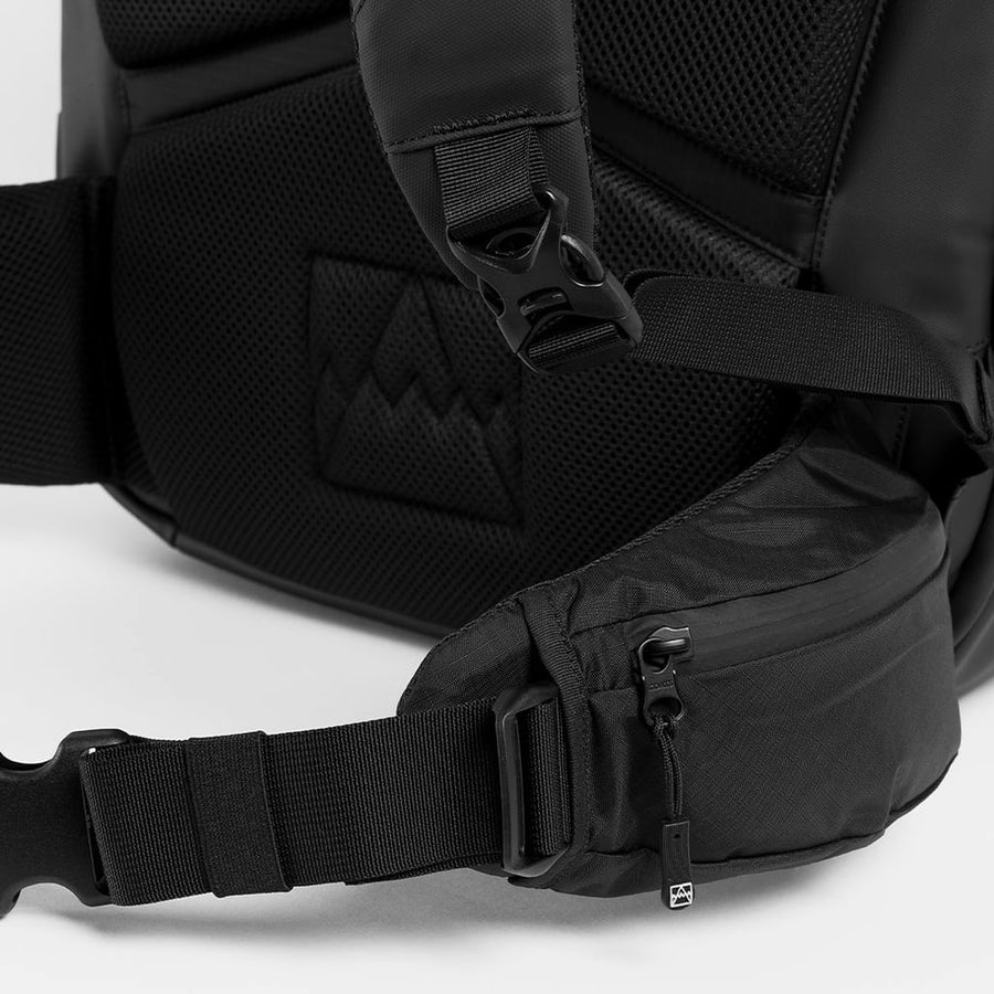 Waist strap zip pocket
